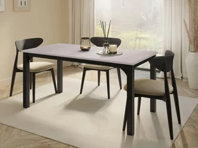 Rozkladací jedálenský stôl Limaino 160, Farby: čierna / kašmír