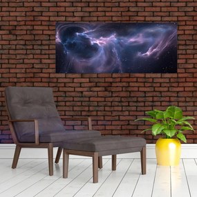 Obraz - Vesmírna hmlovina (120x50 cm)