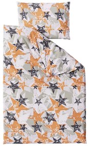 Bavlnené obliečky BROWN STARS biele Rozmer obliečky: 70 x 90 cm | 140 x 200 cm