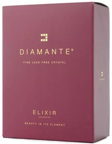 Poháre na víno k výročiu Diamante Romance 2 ks