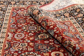Koberec KESHAN Fredzle, Ornament, ramka orientálny 7573/53577 bordo / granát