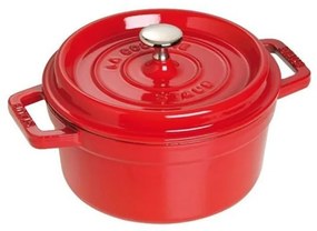 Staub Hrniec STAUB okrúhly 22 cm červený 2,6 l