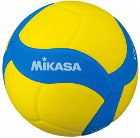 Bestent Volejbalová lopta Mikasa žlto-modrá veľkosť 5 VS170W