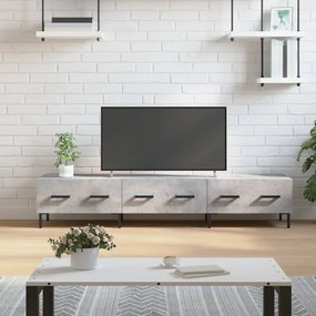 TV skrinka, betónovo sivá 150x36x30 cm, kompozitné drevo 829160