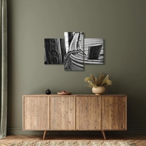Obraz - Priviazaná loď (90x60 cm)