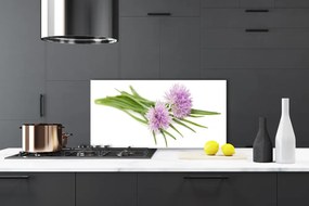 Sklenený obklad Do kuchyne Kvety rastlina príroda 140x70 cm
