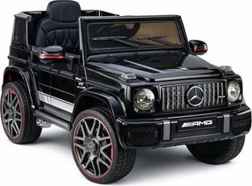 LEAN CARS Elektrické autíčko Mercedes AMG G 63 čierne lakované