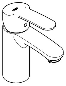 GROHE 3246820E - Umývadlová batéria EUROSTYLE COSMOPOLITAN veľkosť S chróm