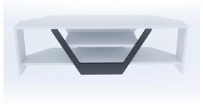 TV stolík/skrinka Sarra (biela + čierna) . Vlastná spoľahlivá doprava až k Vám domov. 1102563