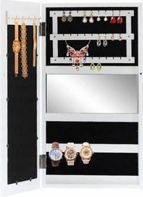 Závesná šperkovnica LADY CHIC biela PHO1240