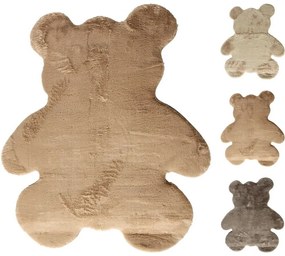 Koberček Teddy Light Brown, 85 x 100 cm
