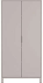 Krémová detská šatníková skriňa 89x180x54 cm Alkmaar – Germania
