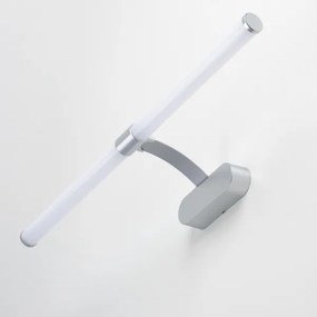 Brilagi - LED osvetlenie kúpeľňového zrkadla TUBEO LED/8W/230V 60 cm IP44 strieborné