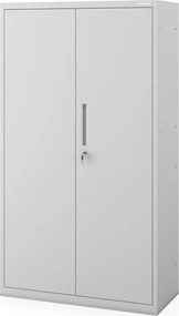 Kovová modulárna multifunkčná skriňa na podstavci sivá MEGAN 1600 x 900 x 400 mm