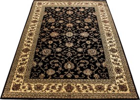 Ayyildiz 120x170 cm Kusový koberec Marrakesh 210 black, čierna, kancelária