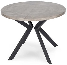 PROXIMA.store - Okrúhly stôl LUKAS FARBA: biela, FARBA NÔH: drevo