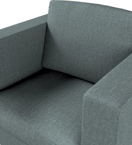 Poťah na kreslo Karlanda, krátky farba produktu modrá látka zapletaná