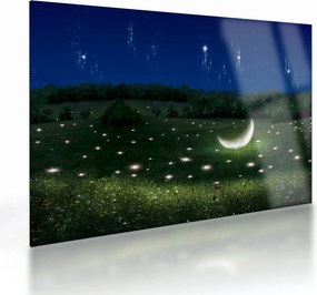 Sklenený obraz - Padajúce nebo (70x50 cm)