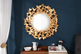 Zrkadlový motýľ 78cm zlatý