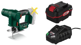 Parkside®  Aku priamočiara a chvostová píla Psssa 20 Li B2 + Akumulátor 20 V/4 Ah PAP 20 B3 + Nabíjačka 20 V/4,5 A PLG 20 C3  (800011213)