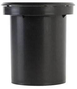 Sada 6 čiernych nastaviteľných vonkajších zemných reflektorov IP65 - Delux