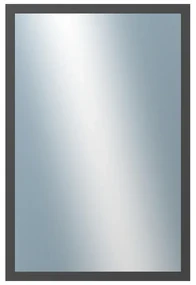 DANTIK - Zrkadlo v rámu, rozmer s rámom 40x60 cm z lišty KASSETTE šedá (3078)