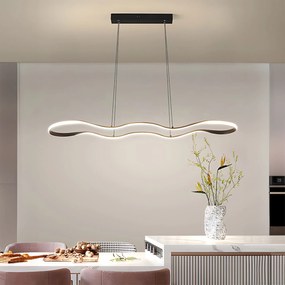 Toolight Toolight, závesné LED svietidlo 120cm, 24W, 3000K, LHJ026-CP, čierna, OSW-60017