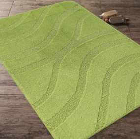 Sada kúpeľňových koberčekov Montana Symphony Phosphoric Green