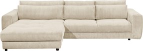 XXXLutz ROHOVÁ SEDAČKA, textil, kompozitné drevo, krémová MID.YOU - Sedačky - 002220033601