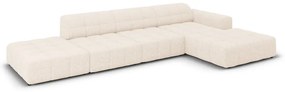 Krémová rohová pohovka (pravý roh) Chicago – Cosmopolitan Design