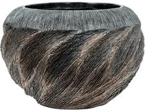Kvetináč Luxe lite Universe Wave Globe bronzový 39x27 cm