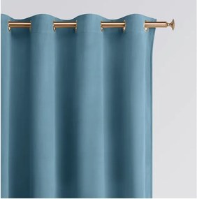 Krásne azúrové závesy s rozmerom 140 x 280 cm