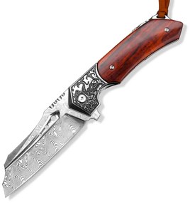 KnifeBoss damaškový zavírací nůž Defender