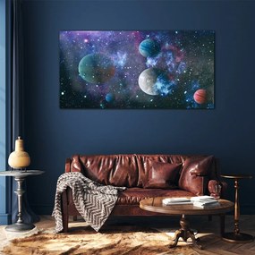 Obraz na skle Neba planéty hviezdy
