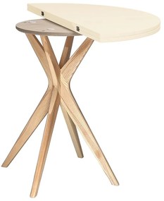 Okrúhly rozkladací jedálenský stôl 45x90 cm Jubi – Ragaba