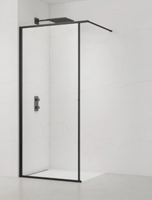 Sprchová zástena SAT Walk-In so stieracou lištou 120 cm SATWISL120C