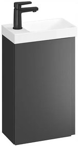Cersanit Moduo, závesná umývadlová skrinka 39x22x59 cm, antracitová matná, S590-066-DSM