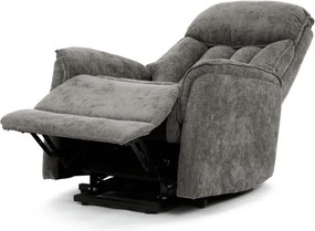 Polohovacie kreslo sivé, elektrické TV-H9727 GREY2