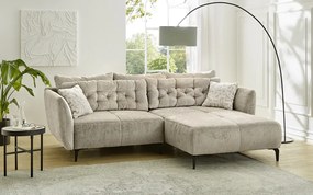 Rohová sedacia súprava Salo, béžová látka