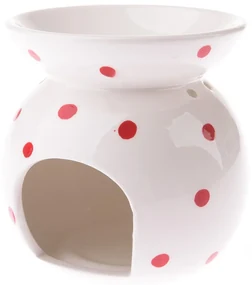 Porcelánová aromalampa Abuela biela, 9,8 x 12,5 cm