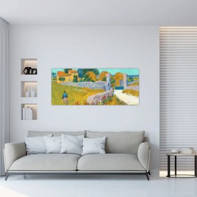 Obraz - Vincent van Gogh, Farmhouse in Provence, reprodukcia (120x50 cm)