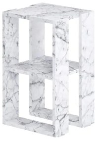 Nočný stolík Houseland Lonie mramor Carrara