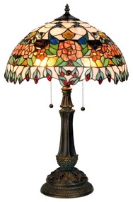 Nádherne sfarbená stolná lampa Maja štýl Tiffany