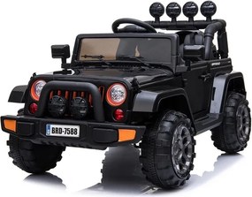 LEAN CARS Elektrické autíčko Jeep BRD-7588 čierne 4x4