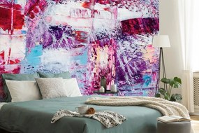 Samolepiaca tapeta fialová textúra - 150x100
