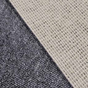 Betap, Metrážny koberec Vienna 78, na mieru, šíře 4m, šedá, ab (mriežka), chodba / predsieň