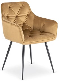 Jedálenská stolička MODESTO, horčicová