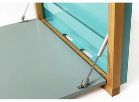 Modrý vyklápací stôl Woodman Banti