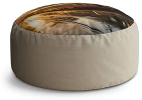 Sablio Taburet Circle Vlak na stanici pri východe slnka: 40x50 cm