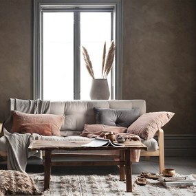 Variabilná pohovka Grab Black/Wheat beige 93 × 204 × 90 cm